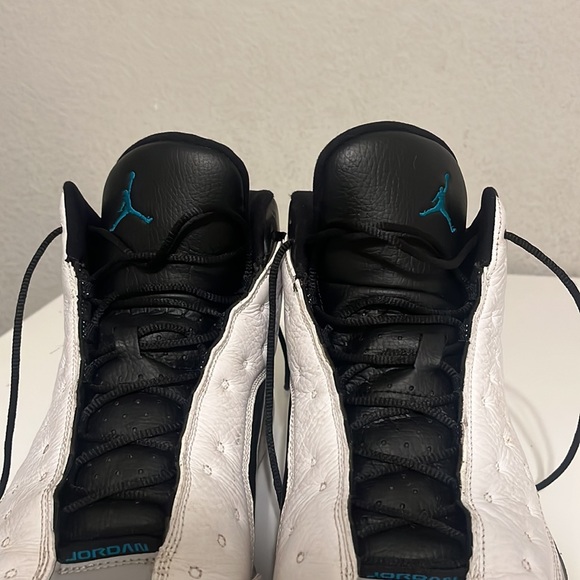 Air Jordan 13s “Barons”. No box. Mens size 13. Teal Holographic - Picture 2 of 4